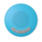 Bluetooth bathroom speaker with waterproof suction cup turquoise colour second view