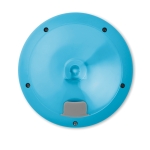 Bluetooth bathroom speaker with waterproof suction cup turquoise colour third view