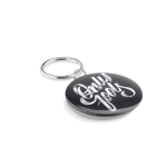 Keyring with button, Ø 44 mm white colour seventh view