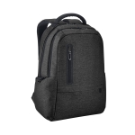 Waterproof laptop backpack with MicroUSB port 17'' black colour