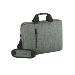 Quality laptop bag with shoulder strap, 14”, GreyStone grey colour