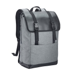 High-density fabric laptop backpack, 17'', Courier grey colour