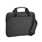 Laptop bag 600D HD with padded main compartment, 14” dark grey colour