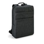 Padded laptop backpack made of polyester, 15.6'', GreyLine dark grey colour