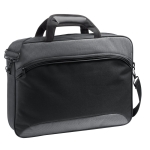 Laptop bag with shoulder strap and padded part, 15.6” grey colour