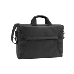 Document bag with carrying strap and handle, NorthPoint black colour