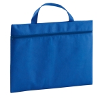 Trade fair bag non-woven fabric and carrying handle royal blue colour