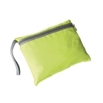 Foldable ripstop sports backpack with front pocket light-green colour third view