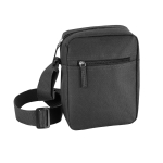 Practical shoulder travel bag, Lowlands black colour