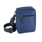 Practical shoulder travel bag, Lowlands blue colour