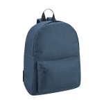 Kid's backpack with front pocket and padded straps blue colour