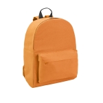 Kid's backpack with front pocket and padded straps orange colour