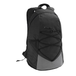 Hiking backpack 600D with mesh side pockets black colour