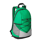 Hiking backpack 600D with mesh side pockets green colour