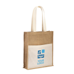 Jute bag with side compartment, 240 g/m2, Yute Pocket main view