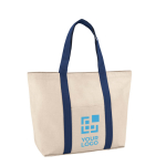 Cotton beach bag with magnetic closure, 280 g/m2 main view