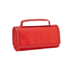 Foldable cooler bag non-woven fabric, 80 g/m2, Break red colour third view