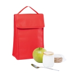 Foldable cooler bag non-woven fabric, 80 g/m2, Break red colour fourth view