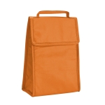 Foldable cooler bag non-woven fabric, 80 g/m2, Break orange colour