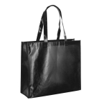 Non-woven bag with glossy lamination, 110 g/m2, Colors black colour