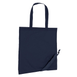 Shopping bag made of 190T polyester, Raspberry blue colour