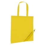 Shopping bag made of 190T polyester, Raspberry yellow colour