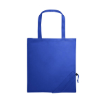 Shopping bag made of 190T polyester, Raspberry royal blue colour