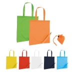 Shopping bag made of 190T polyester, Raspberry various colours