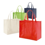 Large non-woven shopping bag, 80gsm, Maltby various colours