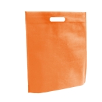 Non-woven bag in vibrant colours, 80 g/m2, Gallery orange colour