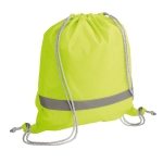 Sports bag with reflective details yellow colour