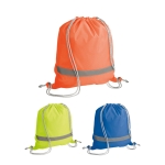 Sports bag with reflective details various colours