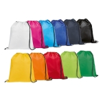 Drawstring bag with reinforced corners, 210D various colours