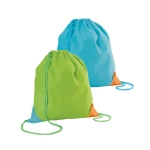 Colourful gym bag for children non-woven, 80g/m²