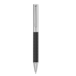 High-quality metal ballpoint pen in a case black colour first view