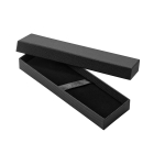 High-quality metal ballpoint pen in a case black colour in box