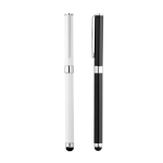 Rollerball and stylus made of metal, Rockwell various colours