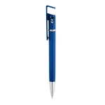 Touch pen ballpoint pen with metal and phone holder royal blue colour