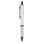 Affordable ballpoint pen printed in different colours white colour