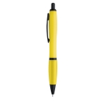 Affordable ballpoint pen printed in different colours yellow colour