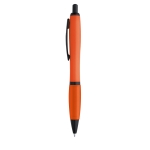 Affordable ballpoint pen printed in different colours orange colour