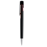 Screen ballpoint pens with metallic surfaces red colour