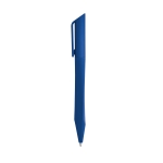 Rotatable ballpoint pen with blue ink, Geometric blue colour