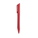 Rotatable ballpoint pen with blue ink, Geometric red colour