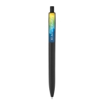 Classic design, affordable pen in plain colours, resin printed black colour image with logo 2