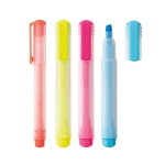 Highlighter with fluorescent ink various colours