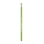 Pencil with eraser, UniColor light-green colour image with logo