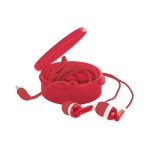 Earphones in colours, Chorus red colour third view