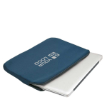 Softshell laptop sleeve for laptops up to 14” blue colour main view