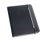 Folder with notepad & pen holder, A4 Colors grey colour